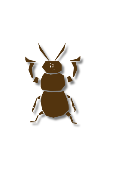 Ilustração de um Tenebrio molitor